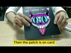 3D Cartoon Customized Embroidered Fabric Patches Washable For Garment Bags