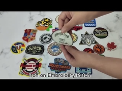 과장 패치 세척할 수 있다면 능직물 두개골 직사각형 모양에게 입히는 OEKO-TEX 표준