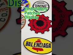 엠브로이드된 패치 위의 녹색 머리 맞춘 과장 패치 메로우 경계 철