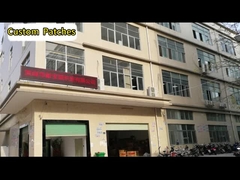 과장 패치 메로우 경계 면 능직물 패치 위의 철