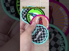 맞춘 샘플 방식은 후원하는 우븐 패치에 서한 패치 과장 경계 철을 수놓았습니다