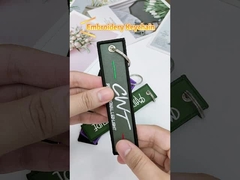 상태 맞춘 엠브로이드된 열쇠고리가 / 구성 조종사 키이 태그를 능직으로 짭니다