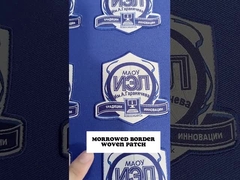 과장 패치에게 입히는 엠브로이드된 패치 셀프 접착제 위의 커스텀 로고 철