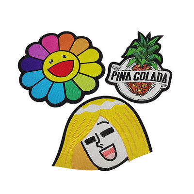 1cm - 20cm 텍스타일 태그 라벨에 Iron On Cartoon Patches OEKO-TEX 인증