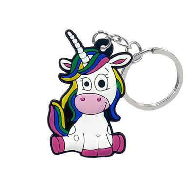 OEM에 의하여 주문을 받아서 만들어지는 귀여운 만화 Keychain, 비 유독한 PVC 고무 Keychain