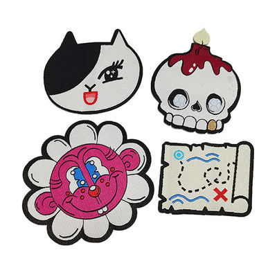 Movie Design Textile Tags Labels Customized Iron On Labels